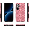 image:imageCasely Galaxy S25 Case  Pura Vida  Coastal Checkers  Bold Protective Design  Compatible with MagSafeLove Locks  Pink Hearts