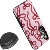 image:imageCasely Galaxy S25 Case  Pura Vida  Coastal Checkers  Bold Protective Design  Compatible with MagSafeLove Me Knot  Mauve Bow
