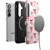 image:imageCasely Galaxy S25 Case  Pura Vida  Coastal Checkers  Bold Protective Design  Compatible with MagSafeLover Girlie  Pink Bows