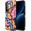 image:imageCasely Galaxy S25 Case  Pura Vida  Coastal Checkers  Bold Protective Design  Compatible with MagSafeMidnight Color Splash  Abstract Retro