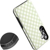 image:imageCasely Galaxy S25 Case  Pura Vida  Coastal Checkers  Bold Protective Design  Compatible with MagSafeMint Lattice  Sunday Best