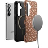 image:imageCasely Galaxy S25 Case  Pura Vida  Coastal Checkers  Bold Protective Design  Compatible with MagSafeMocha Meadow  Tiny Flowers