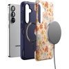 image:imageCasely Galaxy S25 Case  Pura Vida  Coastal Checkers  Bold Protective Design  Compatible with MagSafeMushroom Magic  Retro Floral