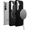 image:imageCasely Galaxy S25 Case  Pura Vida  Coastal Checkers  Bold Protective Design  Compatible with MagSafeOn the Dot  Black Polka Dot