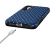 image:imageCasely Galaxy S25 Case  Pura Vida  Coastal Checkers  Bold Protective Design  Compatible with MagSafeOn the Dot  Navy Polka Dot