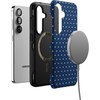 image:imageCasely Galaxy S25 Case  Pura Vida  Coastal Checkers  Bold Protective Design  Compatible with MagSafeOn the Dot  Navy Polka Dot