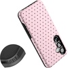 image:imageCasely Galaxy S25 Case  Pura Vida  Coastal Checkers  Bold Protective Design  Compatible with MagSafeOn the Dot  Pink  Brown Polka Dot