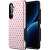 image:imageCasely Galaxy S25 Case  Pura Vida  Coastal Checkers  Bold Protective Design  Compatible with MagSafeOn the Dot  Pink  Brown Polka Dot