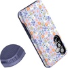 image:imageCasely Galaxy S25 Case  Pura Vida  Coastal Checkers  Bold Protective Design  Compatible with MagSafePoppy Meadows  Pastel Floral