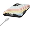 image:imageCasely Galaxy S25 Case  Pura Vida  Coastal Checkers  Bold Protective Design  Compatible with MagSafeRide The Wave  Pastel Rainbow Lined