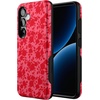 image:imageCasely Galaxy S25 Case  Pura Vida  Coastal Checkers  Bold Protective Design  Compatible with MagSafeRose Garden  Red Aesthetic