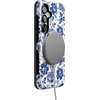 image:imageCasely Galaxy S25 Case  Pura Vida  Coastal Checkers  Bold Protective Design  Compatible with MagSafeRose to Fame  Blue  White Rose Floral