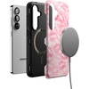 image:imageCasely Galaxy S25 Case  Pura Vida  Coastal Checkers  Bold Protective Design  Compatible with MagSafeSealed with a Kiss  Pink Lipstick