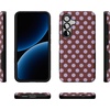 image:imageCasely Galaxy S25 Case  Pura Vida  Coastal Checkers  Bold Protective Design  Compatible with MagSafeSpotted in SoHo  Burgundy Polka Dot