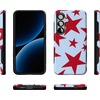 image:imageCasely Galaxy S25 Case  Pura Vida  Coastal Checkers  Bold Protective Design  Compatible with MagSafeStars Align  Blue  Red Stars
