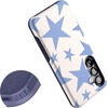 image:imageCasely Galaxy S25 Case  Pura Vida  Coastal Checkers  Bold Protective Design  Compatible with MagSafeStars Align  Blue  White Stars