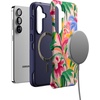 image:imageCasely Galaxy S25 Case  Pura Vida  Coastal Checkers  Bold Protective Design  Compatible with MagSafeSunshine Jungle  Poolside Print