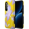 image:imageCasely Galaxy S25 Case  Pura Vida  Coastal Checkers  Bold Protective Design  Compatible with MagSafeSunwashed Painted Floral  Hibiscus Haze