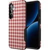 image:imageCasely Galaxy S25 Case  Pura Vida  Coastal Checkers  Bold Protective Design  Compatible with MagSafeSweet Jam  Red Gingham