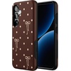 image:imageCasely Galaxy S25 Case  Pura Vida  Coastal Checkers  Bold Protective Design  Compatible with MagSafeTeddy Bows  Brown Polka Dot