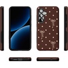 image:imageCasely Galaxy S25 Case  Pura Vida  Coastal Checkers  Bold Protective Design  Compatible with MagSafeTeddy Bows  Brown Polka Dot