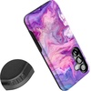 image:imageCasely Galaxy S25 Case  Pura Vida  Coastal Checkers  Bold Protective Design  Compatible with MagSafeTie Dying Over You  Purple Marble