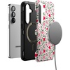 image:imageCasely Galaxy S25 Case  Pura Vida  Coastal Checkers  Bold Protective Design  Compatible with MagSafeVines of Love  Floral Heart