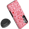 image:imageCasely Galaxy S25 Plus Case  Chateau Pups  French Dog  Bold Protective Design  Compatible with MagSafeBlush Garden  Floral Doodle
