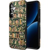 image:imageCasely Galaxy S25 Plus Case  Chateau Pups  French Dog  Bold Protective Design  Compatible with MagSafeBook Nook  Floral Library