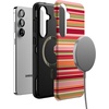 image:imageCasely Galaxy S25 Plus Case  Chateau Pups  French Dog  Bold Protective Design  Compatible with MagSafeCitrus Stripes  Poolside Print