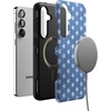 image:imageCasely Galaxy S25 Plus Case  Chateau Pups  French Dog  Bold Protective Design  Compatible with MagSafeCoastal Blues  Denim Stars