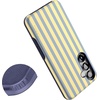image:imageCasely Galaxy S25 Plus Case  Chateau Pups  French Dog  Bold Protective Design  Compatible with MagSafeCoastline Stripes  Blue  Yellow