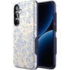 image:imageCasely Galaxy S25 Plus Case  Chateau Pups  French Dog  Bold Protective Design  Compatible with MagSafeCupids Canvas  Periwinkle Floral
