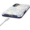 image:imageCasely Galaxy S25 Plus Case  Chateau Pups  French Dog  Bold Protective Design  Compatible with MagSafeCupids Canvas  Periwinkle Floral