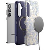 image:imageCasely Galaxy S25 Plus Case  Chateau Pups  French Dog  Bold Protective Design  Compatible with MagSafeCupids Canvas  Periwinkle Floral