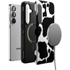 image:imageCasely Galaxy S25 Plus Case  Chateau Pups  French Dog  Bold Protective Design  Compatible with MagSafeCurrent MOOd  Cow Print