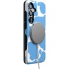 image:imageCasely Galaxy S25 Plus Case  Chateau Pups  French Dog  Bold Protective Design  Compatible with MagSafeCurrent MOOd  Light Blue Cow Print