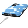 image:imageCasely Galaxy S25 Plus Case  Chateau Pups  French Dog  Bold Protective Design  Compatible with MagSafeCurrent MOOd  Light Blue Cow Print