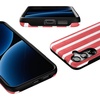 image:imageCasely Galaxy S25 Plus Case  Chateau Pups  French Dog  Bold Protective Design  Compatible with MagSafeEast Coast Summer  Red Stripes
