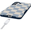 image:imageCasely Galaxy S25 Plus Case  Chateau Pups  French Dog  Bold Protective Design  Compatible with MagSafeFit Check  Light Blue Checkerboard