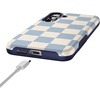 image:imageCasely Galaxy S25 Plus Case  Chateau Pups  French Dog  Bold Protective Design  Compatible with MagSafeFit Check  Light Blue Checkerboard