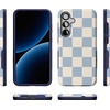 image:imageCasely Galaxy S25 Plus Case  Chateau Pups  French Dog  Bold Protective Design  Compatible with MagSafeFit Check  Light Blue Checkerboard