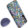 image:imageCasely Galaxy S25 Plus Case  Chateau Pups  French Dog  Bold Protective Design  Compatible with MagSafeFull Bloom  Navy Floral