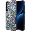 image:imageCasely Galaxy S25 Plus Case  Chateau Pups  French Dog  Bold Protective Design  Compatible with MagSafeFull Bloom  Navy Floral