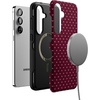 image:imageCasely Galaxy S25 Plus Case  Chateau Pups  French Dog  Bold Protective Design  Compatible with MagSafeHeart Noir  Tiny Hearts