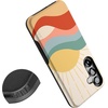 image:imageCasely Galaxy S25 Plus Case  Chateau Pups  French Dog  Bold Protective Design  Compatible with MagSafeHere Comes the Sun  Colorblock Sunset