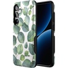 image:imageCasely Galaxy S25 Plus Case  Chateau Pups  French Dog  Bold Protective Design  Compatible with MagSafeLeaf Me Alone  Green Floral Print