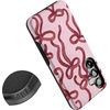 image:imageCasely Galaxy S25 Plus Case  Chateau Pups  French Dog  Bold Protective Design  Compatible with MagSafeLove Me Knot  Mauve Bow