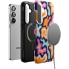 image:imageCasely Galaxy S25 Plus Case  Chateau Pups  French Dog  Bold Protective Design  Compatible with MagSafeMidnight Color Splash  Abstract Retro