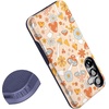 image:imageCasely Galaxy S25 Plus Case  Chateau Pups  French Dog  Bold Protective Design  Compatible with MagSafeMushroom Magic  Retro Floral